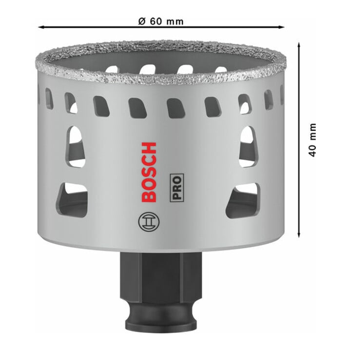 Bosch Lochsäge PRO Tile PC Plus 60mm HS