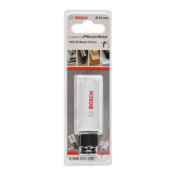 Bosch Lochsäge Progressor for Wood and Metal 21 mm