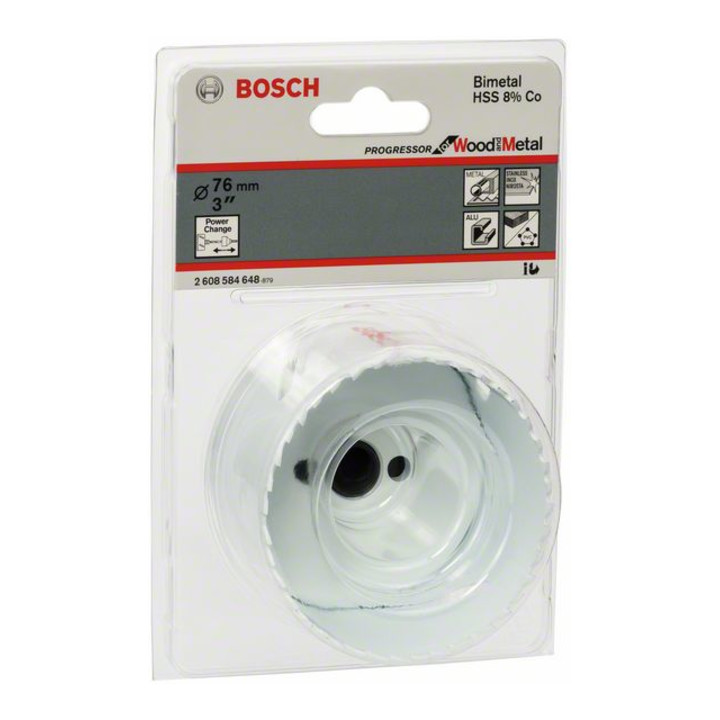 Bosch Lochsäge Progressor for Wood and Metal 76 mm 3"