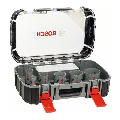 Bosch Lochsägen-Set HSS-Bimetall Elektriker 11-teilig 22 - 64 mm
