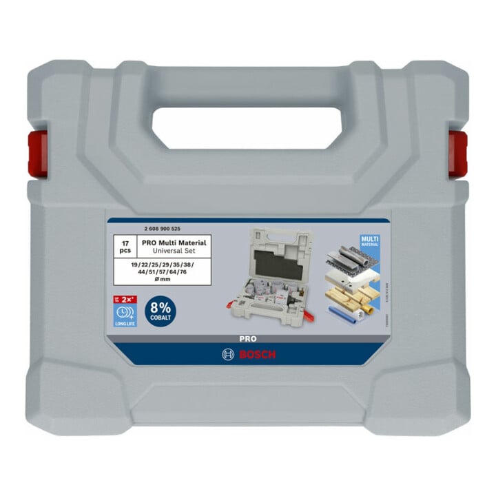 Bosch Lochsägen-Set PRO Multi Material 19-76mm 17-teilig
