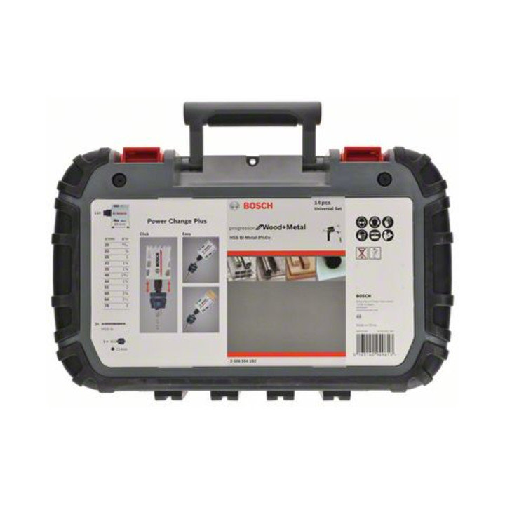 Bosch Lochsägen-Set Progressor for Wood and Metal 14-teiliges Universalset 20-76 mm
