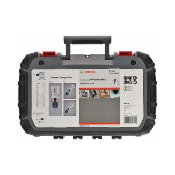 Bosch Lochsägen-Set Progressor for Wood and Metal 14-teiliges Universalset 20-76 mm