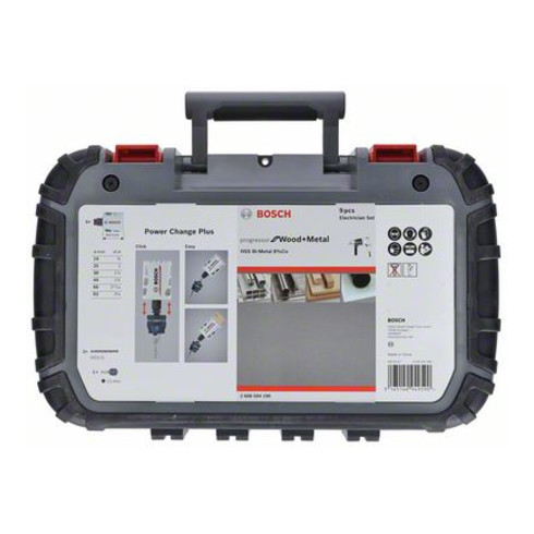 Bosch Lochsägen-Set Progressor for Wood and Metal 9-teiliges Elektrikerset 19-83 mm