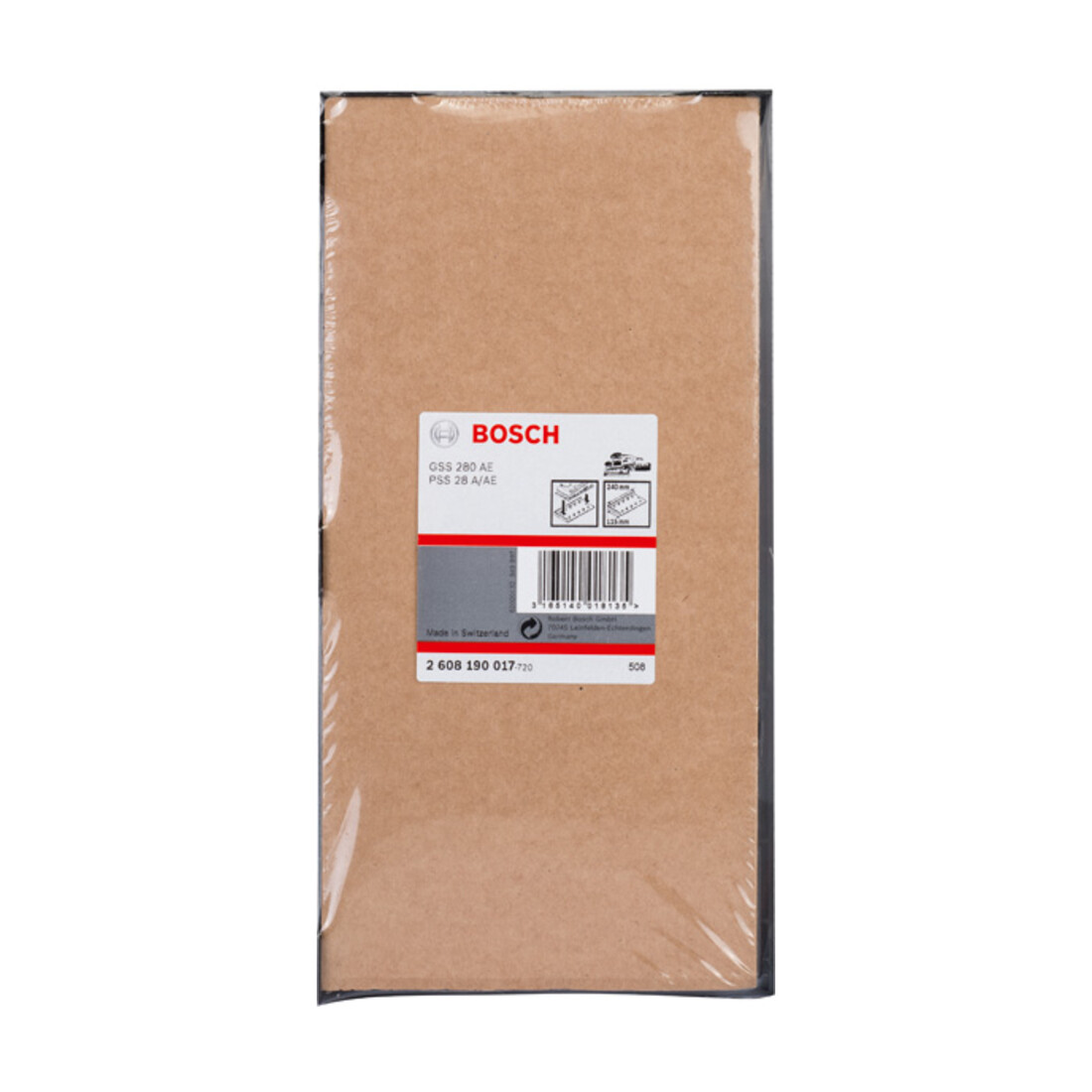 Bosch Lochwerkzeug für ungelochte Schleifblätter 115 x 280 mm 14 Löcher