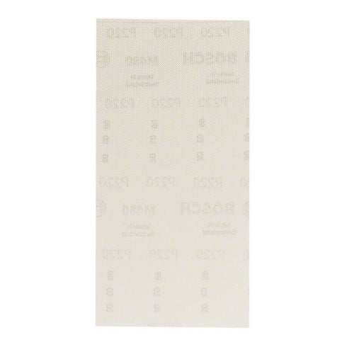 Bosch Foglio abrasivo M480 Net Best for Wood and Paint, 115x230mm, 220