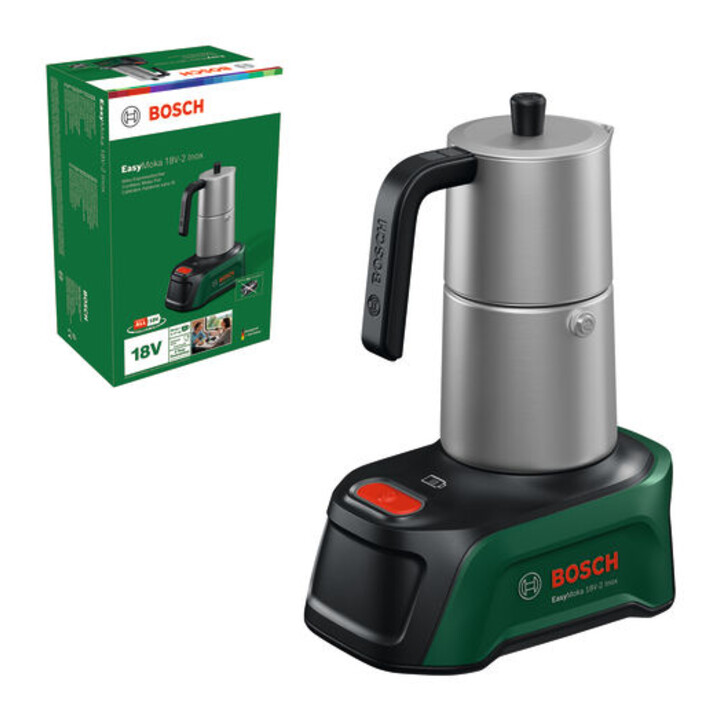 Bosch Machine à café EasyMoka 18V-2 Inox