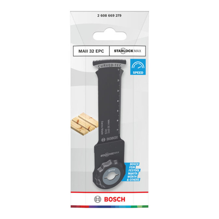 Bosch MAII 32 EPC Holz Tauchsägeblatt, Starlock, 32 x 80 mm