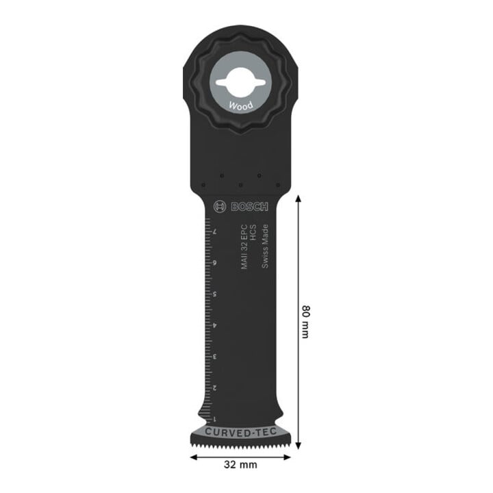 Bosch MAII 32 EPC Holz Tauchsägeblatt, Starlock, 32 x 80 mm, TU25