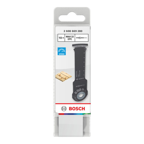 Bosch MAII 32 EPC hout invalzaagblad, Starlock, 32 x 80 mm, 10-dlg.