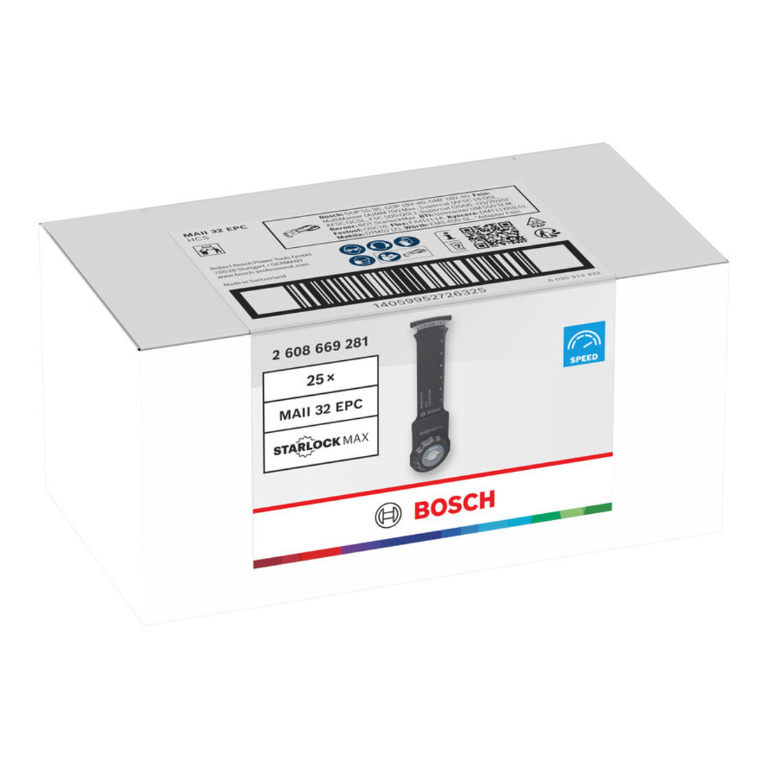 Bosch MAII 32 EPC Lame de scie plongeante bois, Starlock, 32 x 80 mm, TU25