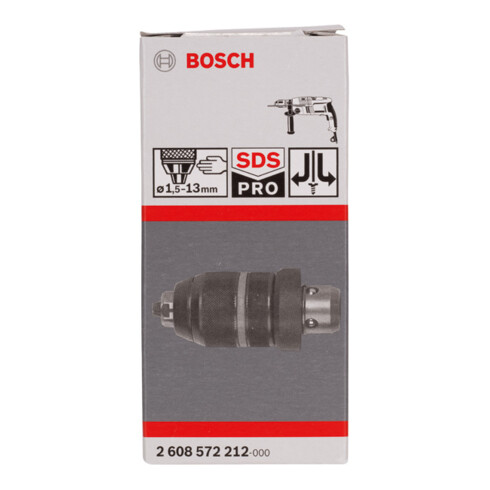 Bosch Mandrino autoserrante con adattatore da 1,5 a 13 mm SDS plus per GBH 2-26 DFR