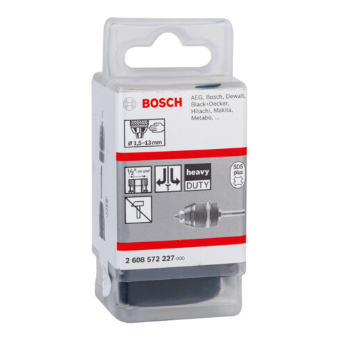 Bosch Mandrino autoserrante SDS plus da 1,5 a 13 mm