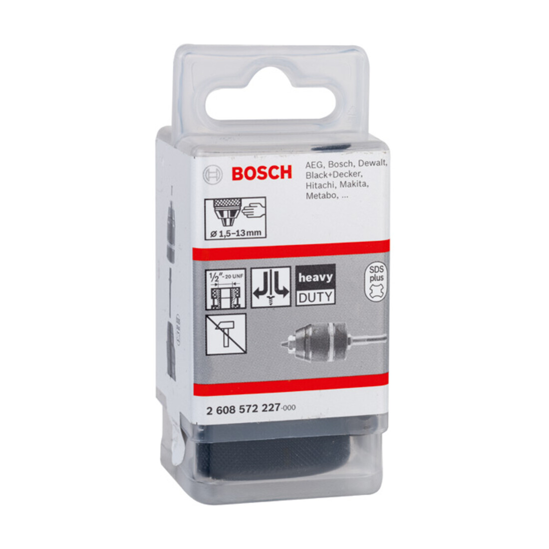 Bosch Mandrino autoserrante SDS plus da 1,5 a 13 mm