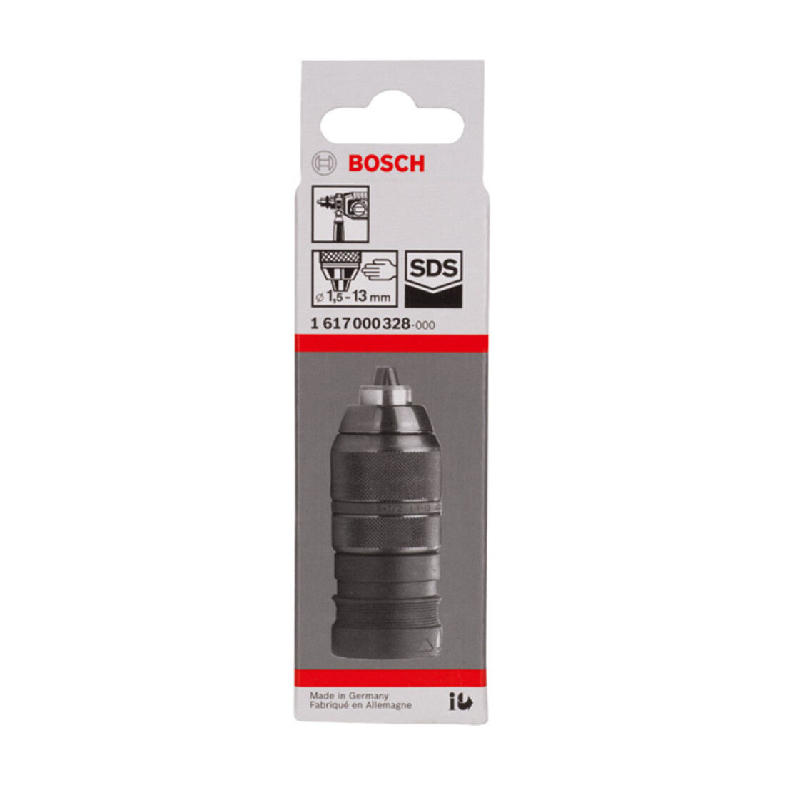 Bosch Mandrino rapido con adattatore 1,5 - 13mm SDS plus GBH 2-24DFR/PBH 240