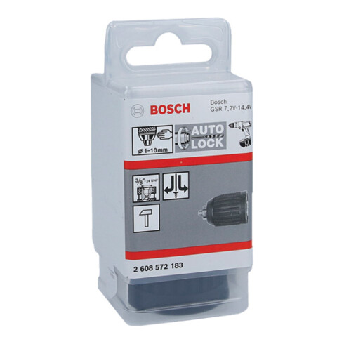 Bosch Mandrino rapido fino a 10mm da 1 a 10mm da 3/8 a 24 Standard Duty
