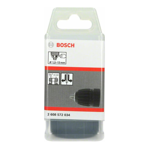 Bosch Mandrino rapido fino a 13mm 2 a 13mm 1/2" fino a 20