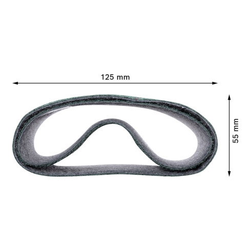 Bosch Manicotto abrasivo EXPERT N470 per satinatura, 100x290mm 90mm fine, 10pz.