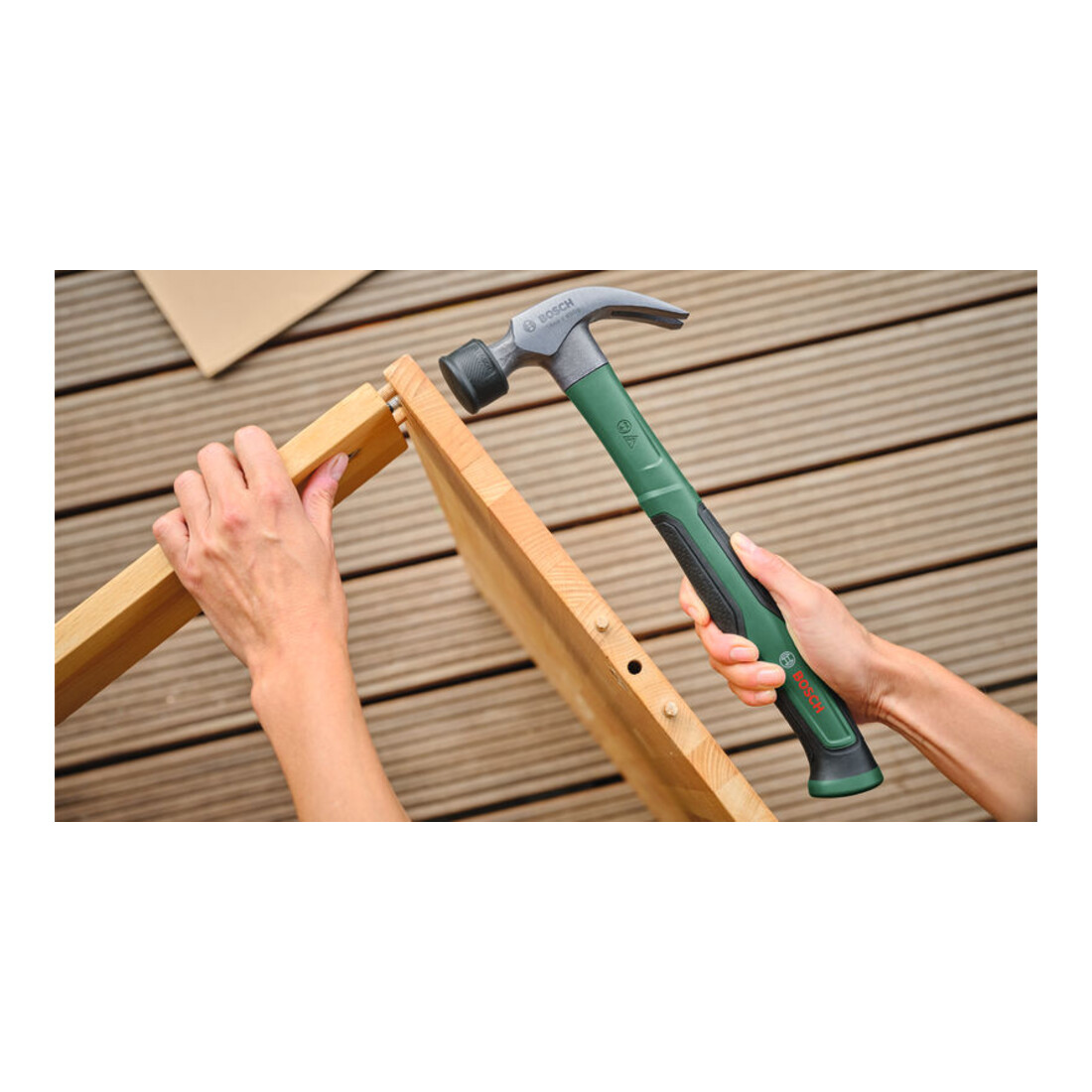 Bosch Martello da carpentiere 450 g / 16 oz con paraurti morbido