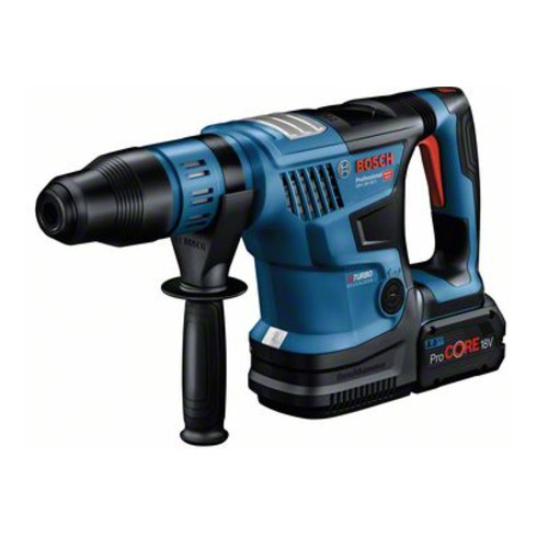 Bosch Martello perforatore a batteria BITURBO con SDS max GBH 18 V-36 C, 2 x batterie ProCORE18V 8,0 Ah