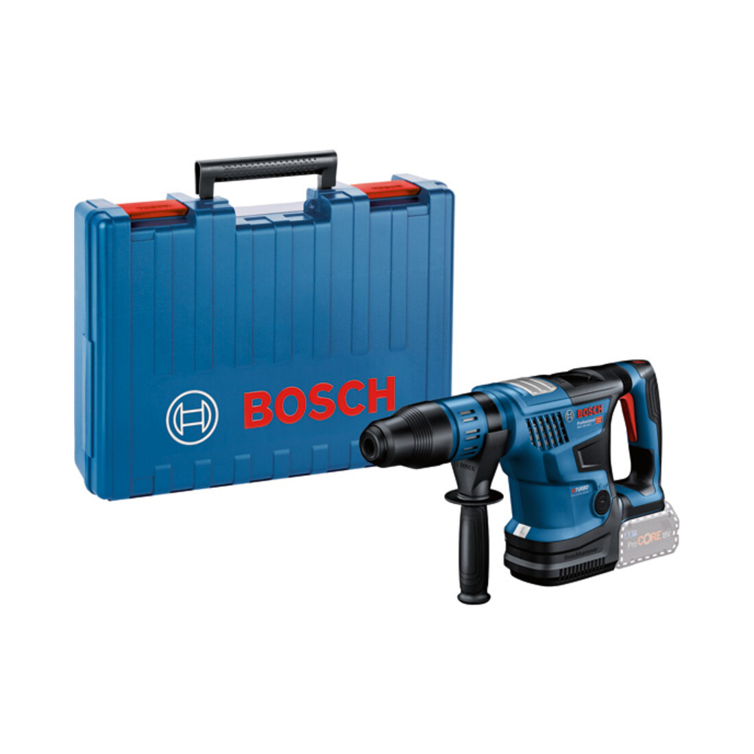 Bosch Martello perforatore a batteria BITURBO con SDS max GBH 18 V-36 C, Solo Version, valigetta per professionisti