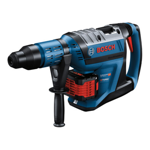Bosch Martello perforatore a batteria BITURBO con SDS max GBH 18 V-45 C, 2 x batterie ProCORE18V 12,0 Ah