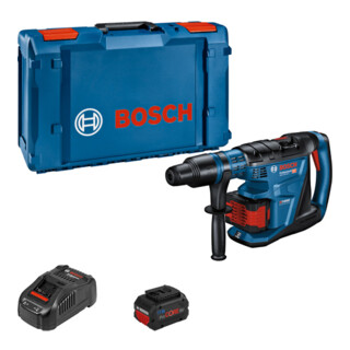 Bosch Martello perforatore a batteria BITURBO con SDS max GBH 18V-40 C, 2 batterie ProCORE18V 8.0Ah