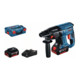 Bosch Martello perforatore a batteria con SDS plus GBH 18 V-21: 2x batterie 4,0 Ah, caricabatterie rapido, L-BOXX-1