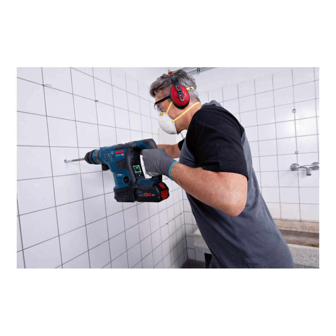 Bosch Martello perforatore a batteria con SDS plus GBH 18 V-34 CF