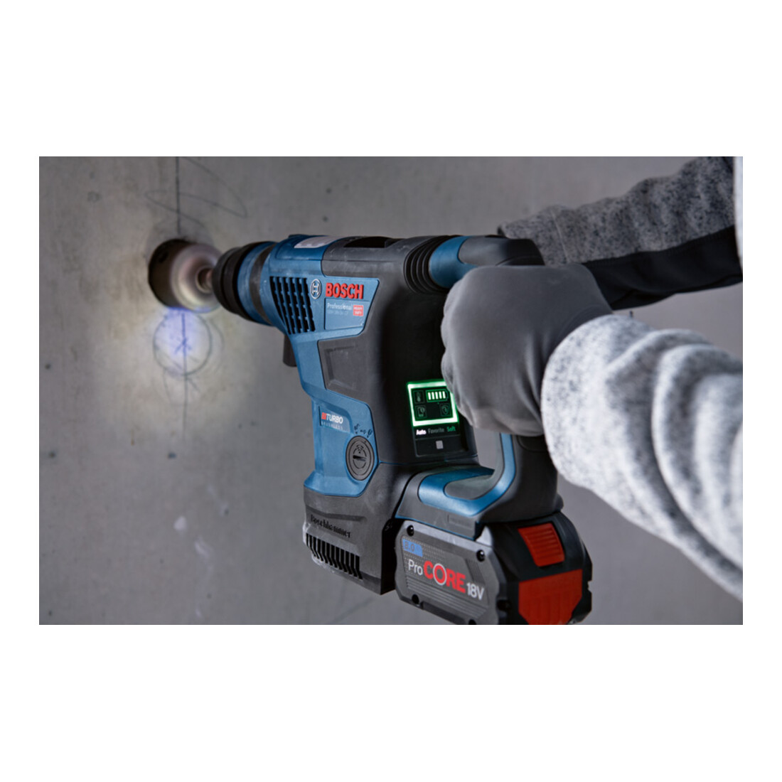 Bosch Martello perforatore a batteria con SDS plus GBH 18 V-34 CF