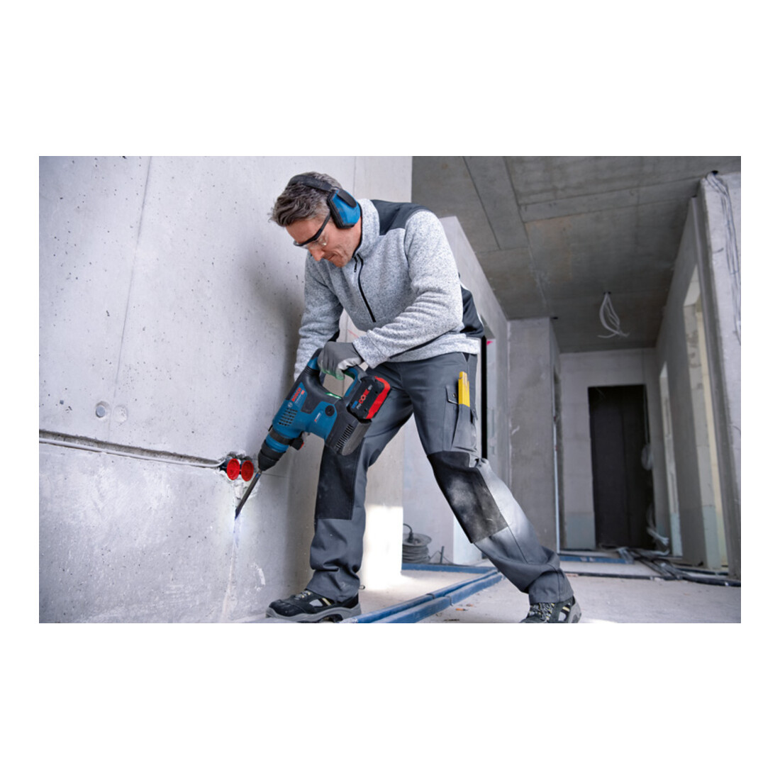 Bosch Martello perforatore a batteria con SDS plus GBH 18 V-34 CF