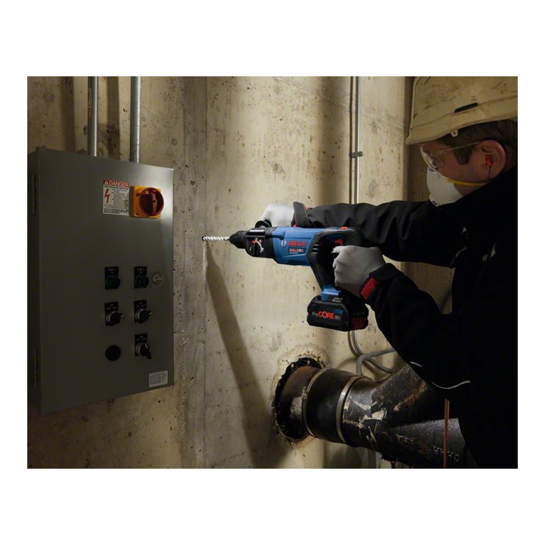 Bosch Martello perforatore a batteria con SDS plus GBH 18V-26 D Solo Version
