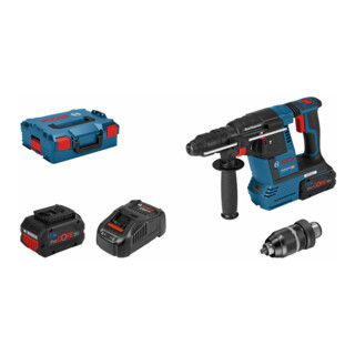 Bosch Martello perforatore a batteria SDS plus GBH 18V-26 F, 2 batterie 8Ah ProCORE 18V