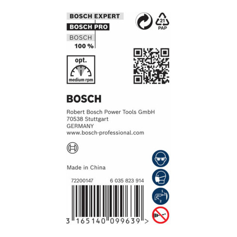 Bosch Maschinenholzbohrer M-Spitze 12 x 400 mm d 10 mm