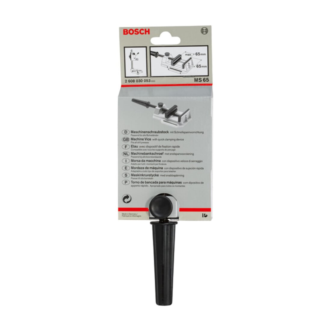 Bosch Maschinenschraubstock MS 65 80 mm 65 mm 65 mm