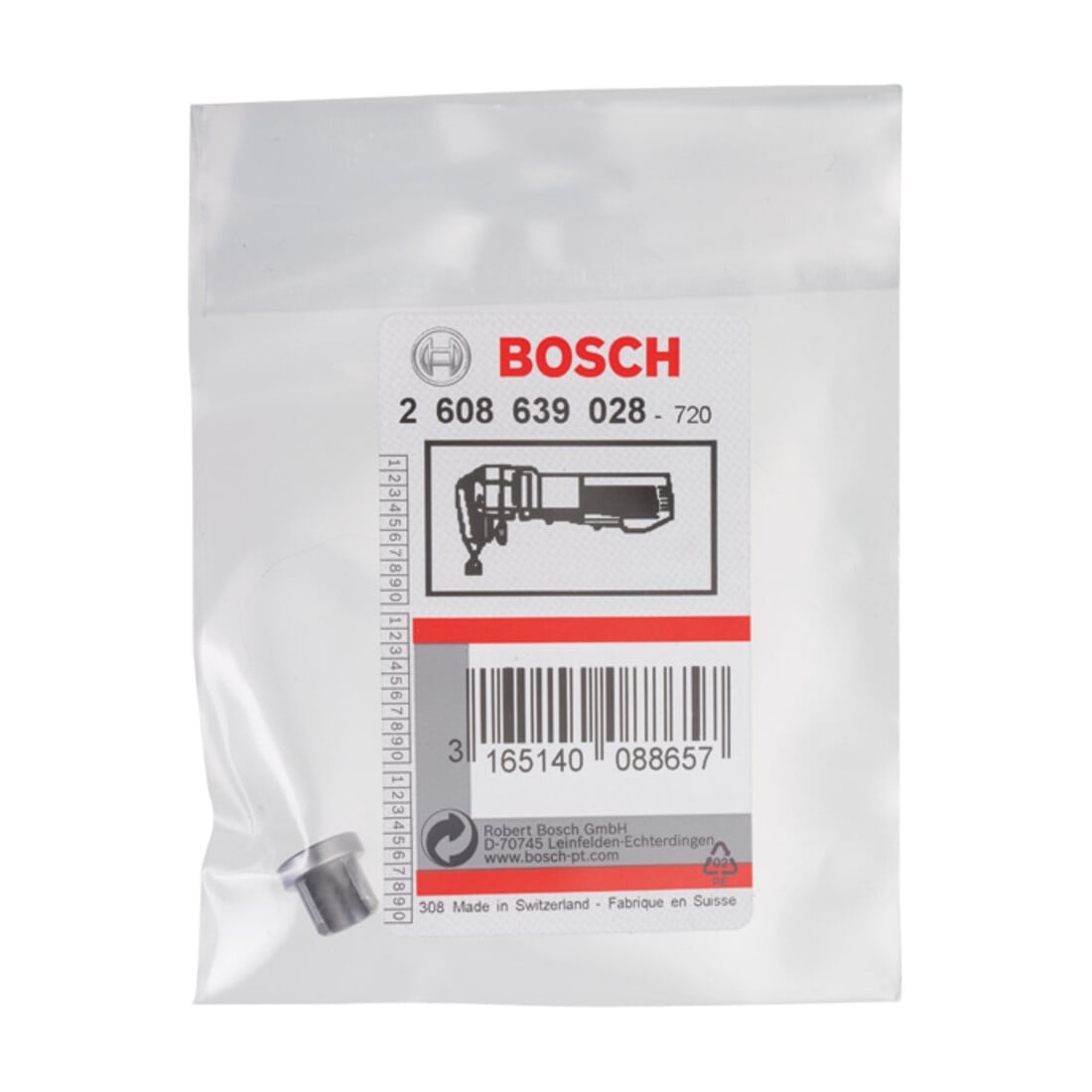 Bosch matrijs voor golfplaten en bijna alle trapeziumplaten tot 1,2 mm GNA 16