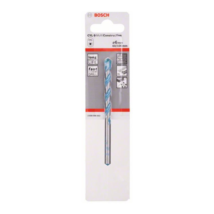 Bosch Mehrzweckbohrer CYL-9 Multi Construction 6 x 60 x 100 mm Durchmesser 5,5 mm