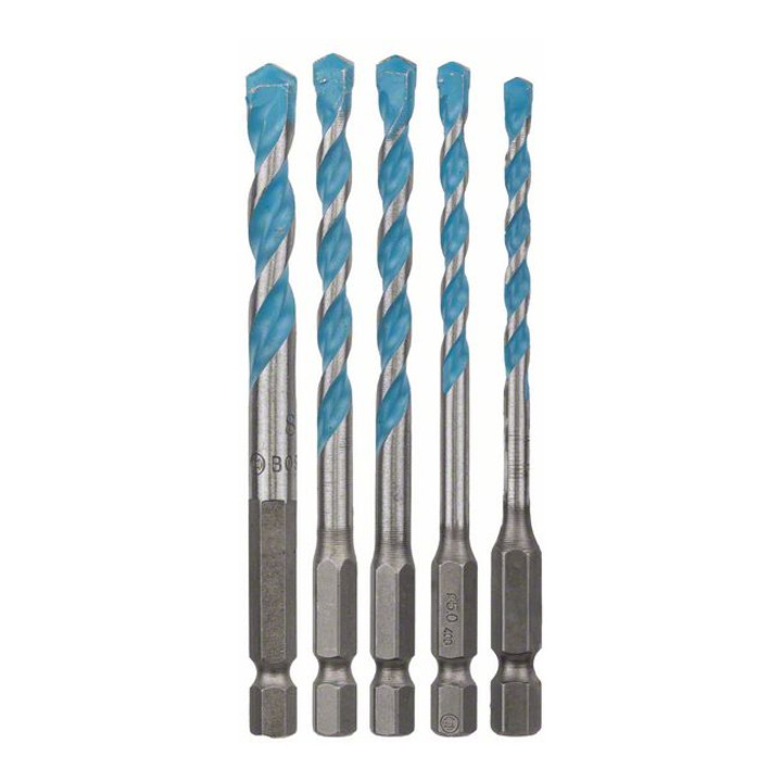 Bosch Mehrzweckbohrer-Set HEX-9 Multi Construction 5-teilig 4 - 8 mm