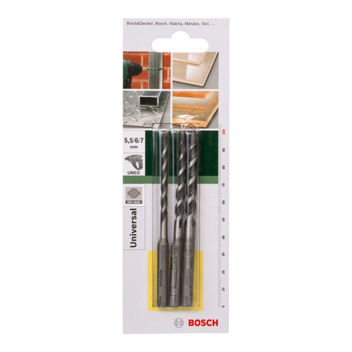 Bosch Mehrzweckbohrer-Set SDS-Quick, 5,5 - 7 mm