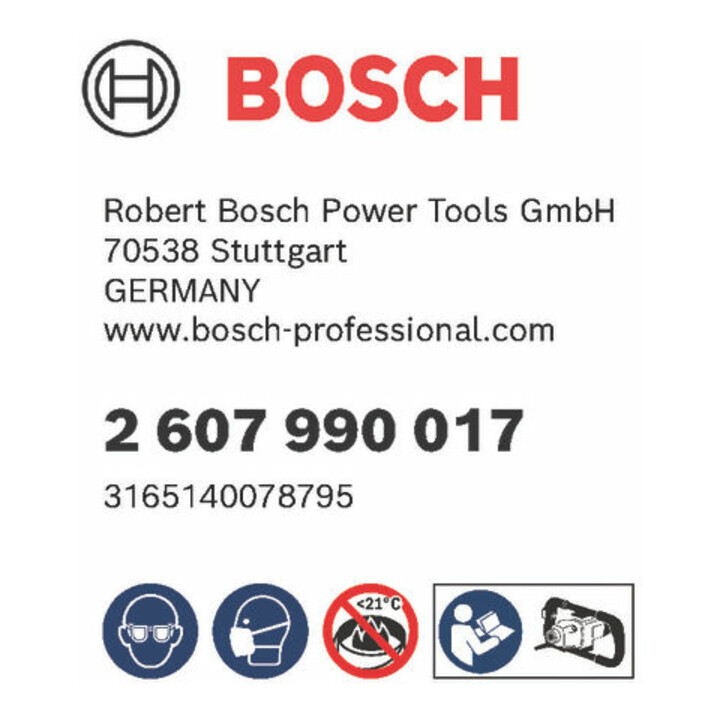Bosch menggarde voor handmixers 160 mm 590 mm 30-60 kg