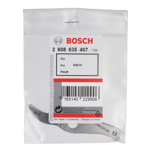 Bosch mes recht tot 1,0 mm voor Bosch snijschaar GSZ 160 Professional
