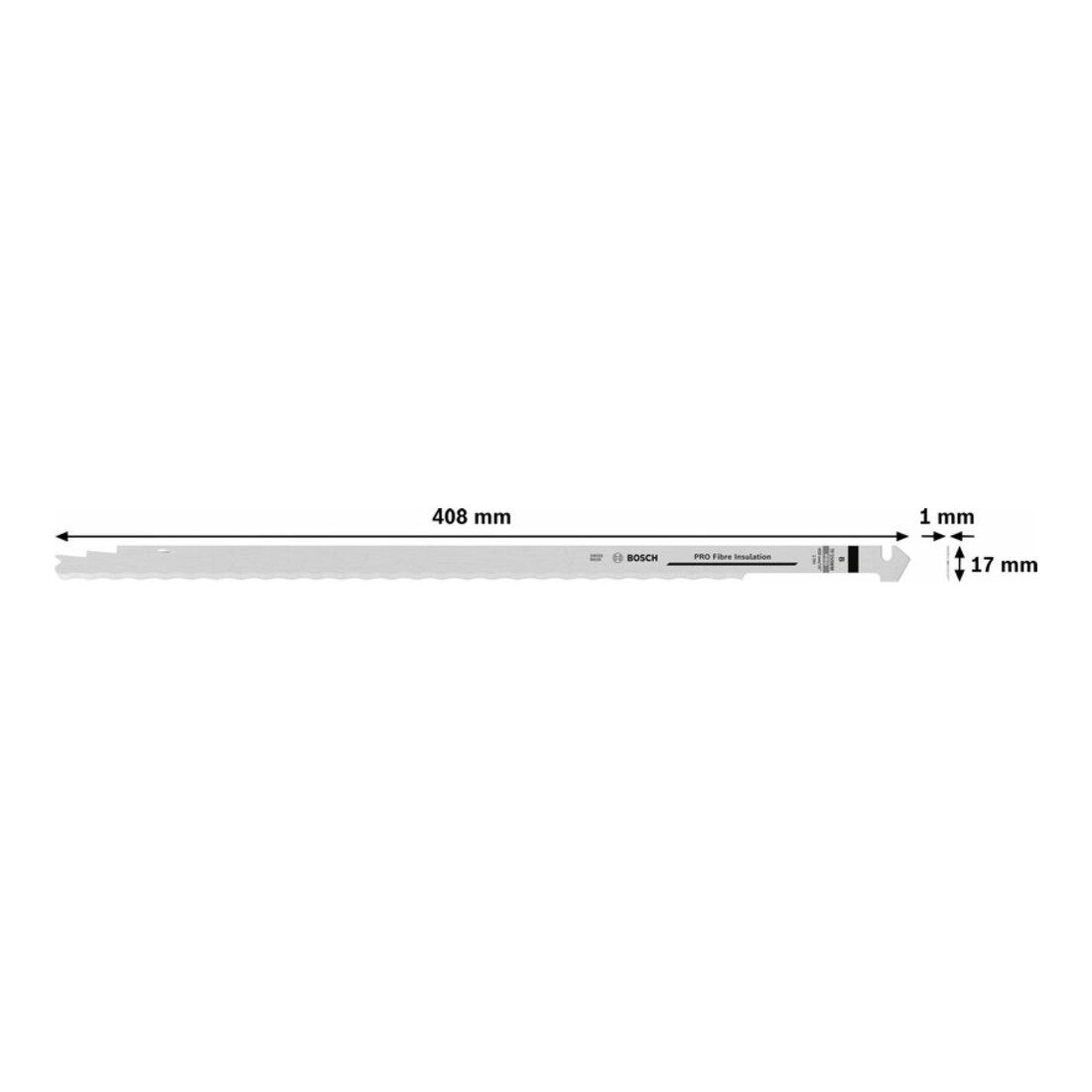 Bosch Messer-Set TF 350 WM 2-teilig für Isolationsmaterialien