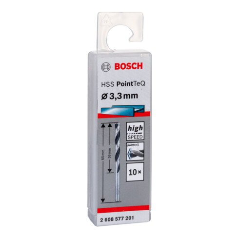 Bosch metaal-draaiboor HSS PointTeQ, DIN 338