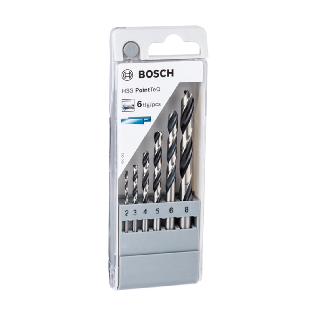 Bosch metaal spiraalboor HSS set PointTeQ DIN 338 6 delig