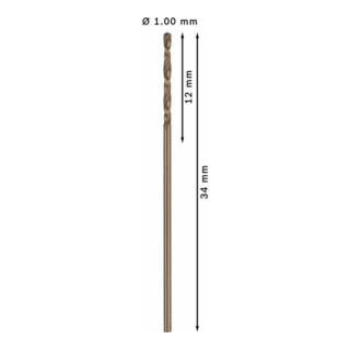 Bosch metaalboor HSS-Co DIN 338