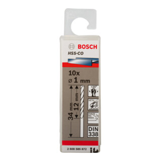 Bosch metaalboor HSS-Co DIN 338