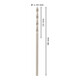 Bosch metaalboor HSS-G DIN 338 1,1 x 14 x 36 mm-5