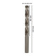 Bosch metaalboor HSS-G DIN 338 10,9 x 94 x 142 mm-5