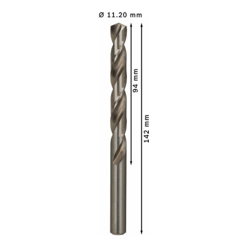Bosch metaalboor HSS-G DIN 338 11,2 x 94 x 142 mm