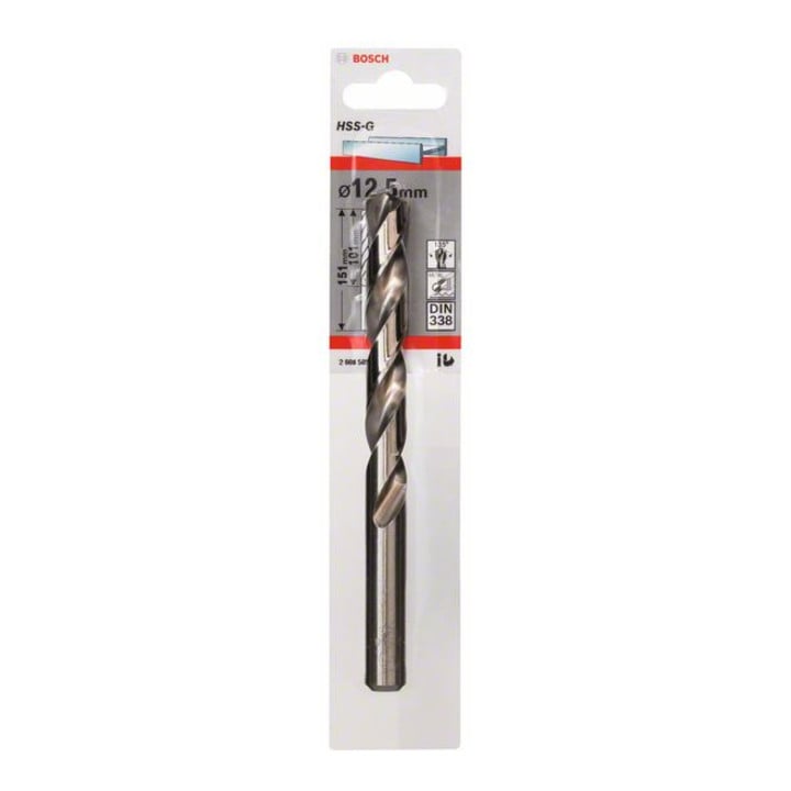 Bosch metaalboor HSS-G DIN 338 12,5 x 101 x 151 mm